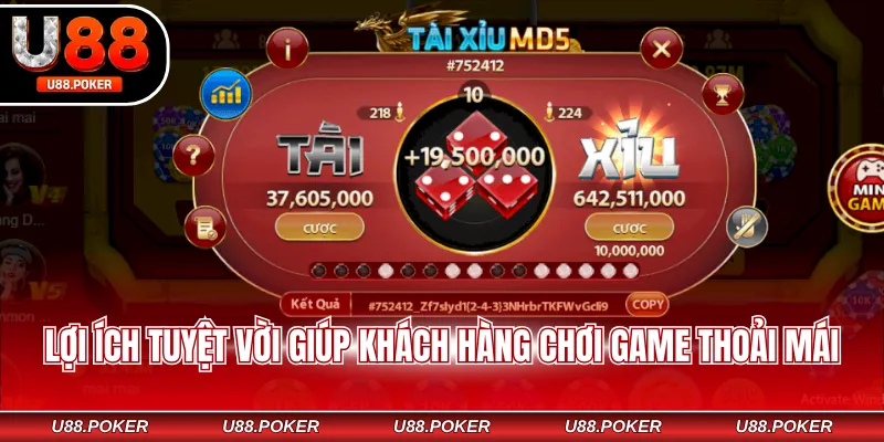 Tài Xỉu U88 - Khám Phá Luật Và Mẹo Chơi Hiệu Quả Cho Newbie Lợi ích tuyệt vời giúp khách hàng chơi game thoải mái